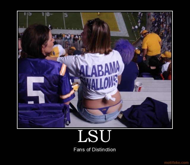 Thread: Funny LSU Motivational Poster