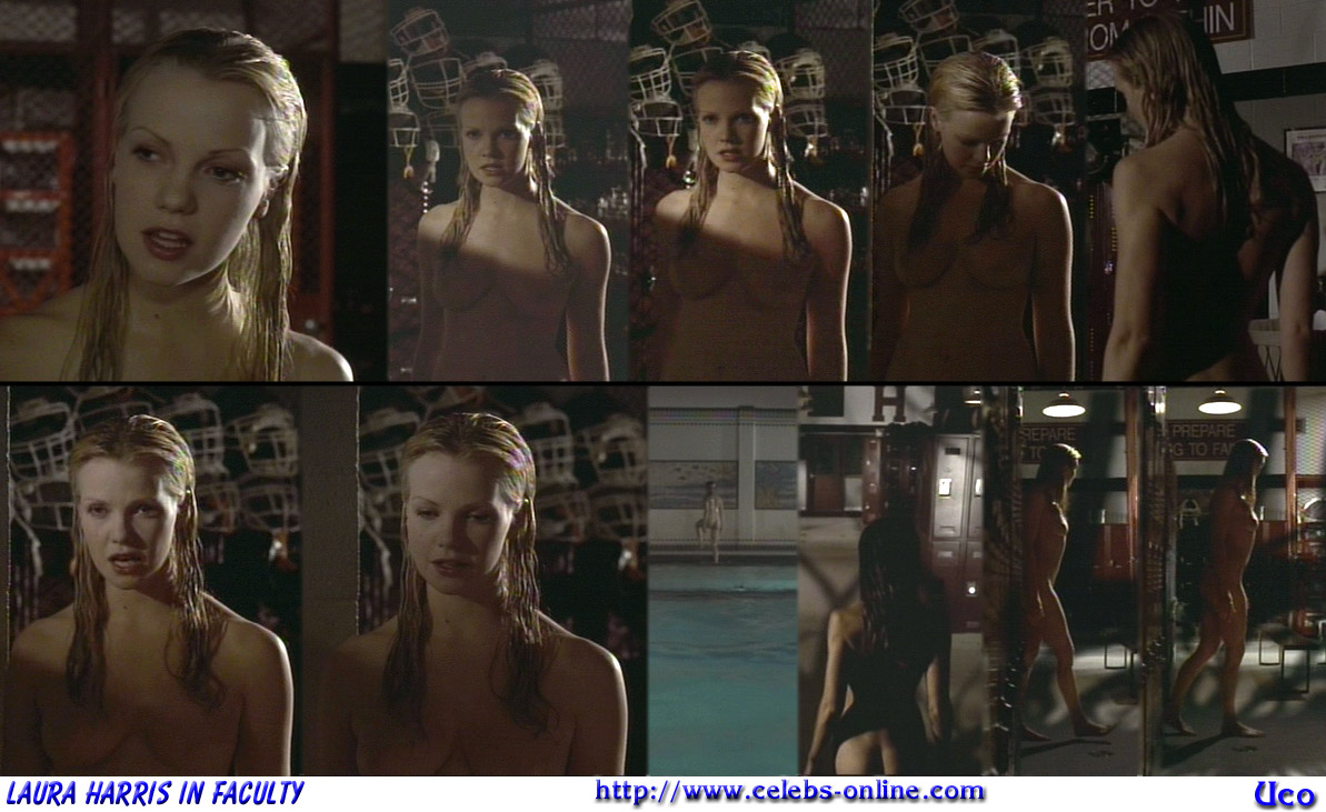 free nude celebrity vidcaps from movie Faculty.
