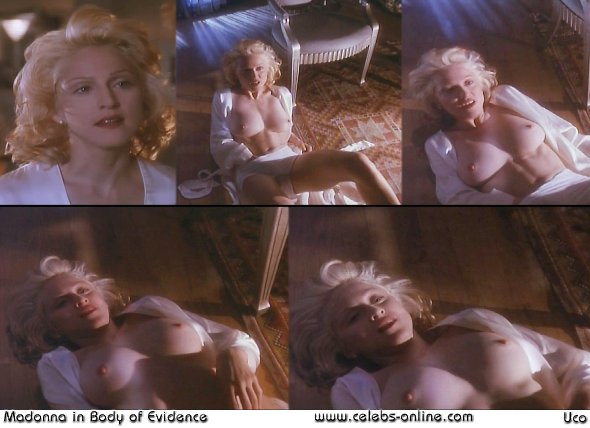 free nude celebrity vidcaps from movie Body of Evidence.