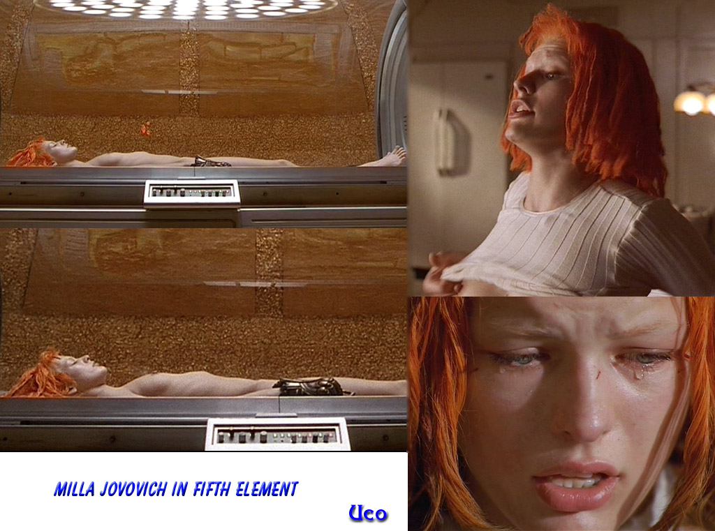 free nude celebrity vidcaps from movie Fifth Element.
